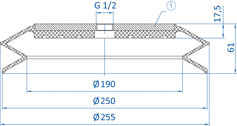 Размеры сильфонной вакуумной присоски FIPA серии SBPL-E 22.250.088.png